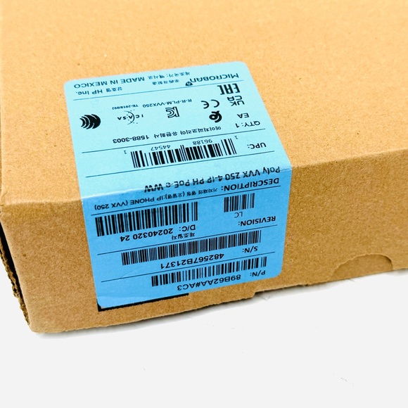 Polycom VVX 250 Business IP Desk Phone with Color Display - Four Lines - Picture 13 of 13